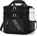 RealCool Insulated Lunch Bag, Portable Double Deck Lunch Box for Men Women