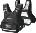 APEXUP Adjustable Weighted Vest, 4-10lb/12-18lb/20-32lb Vest with 6 Ironsand Weights and Large Pocket, Weight Vest for Men Women Strength Training, Running, Walking
