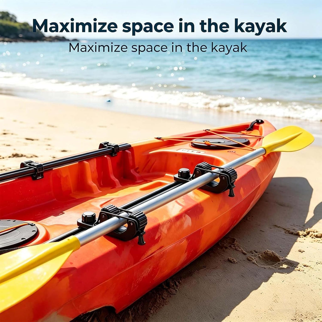 Kayak Paddle Holder,Kayak Track Mount Accessories,Space-Saving