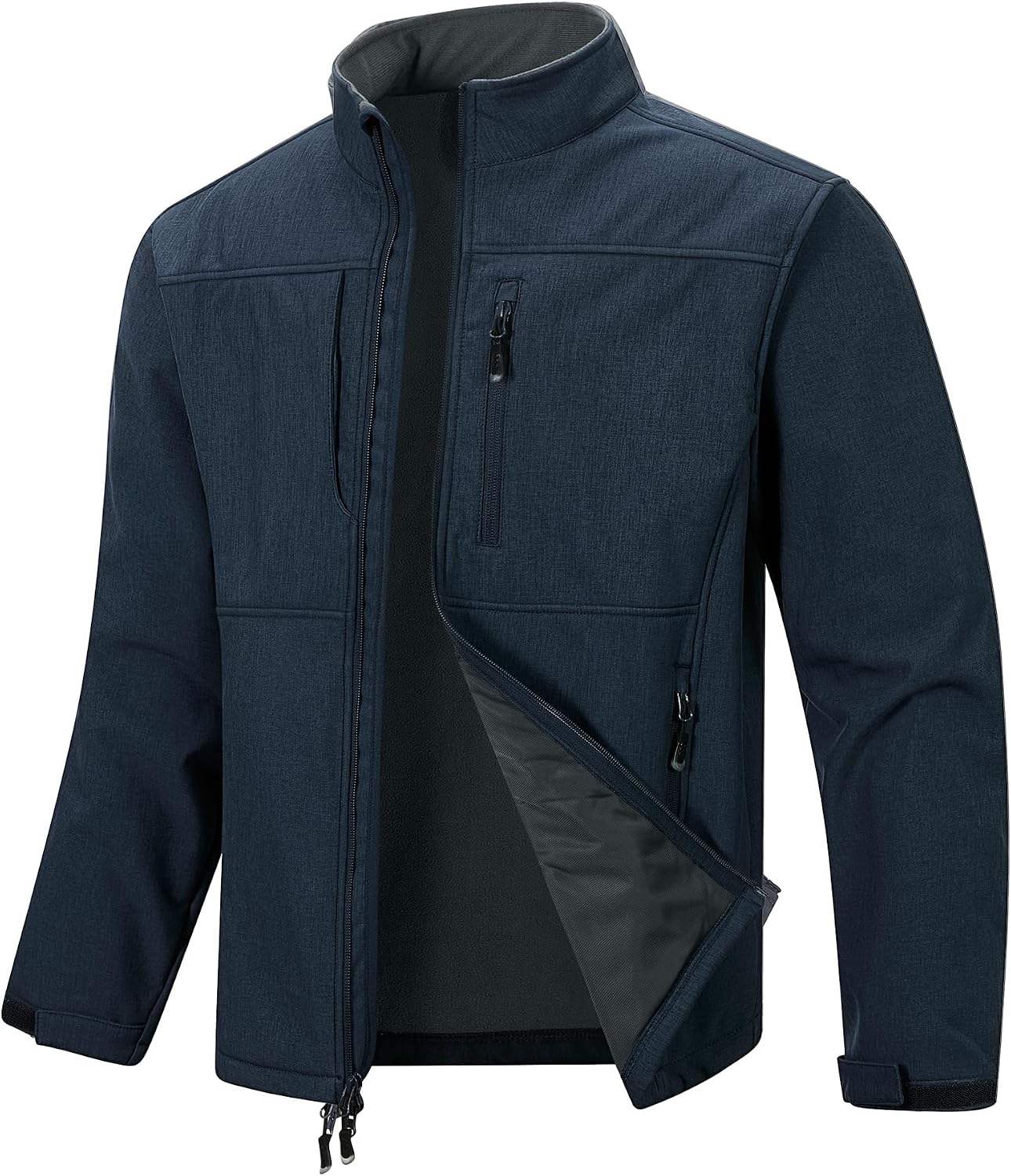 33,000ft Men's Lightweight Softshell Jacket Fleece Waterproof Windbreaker