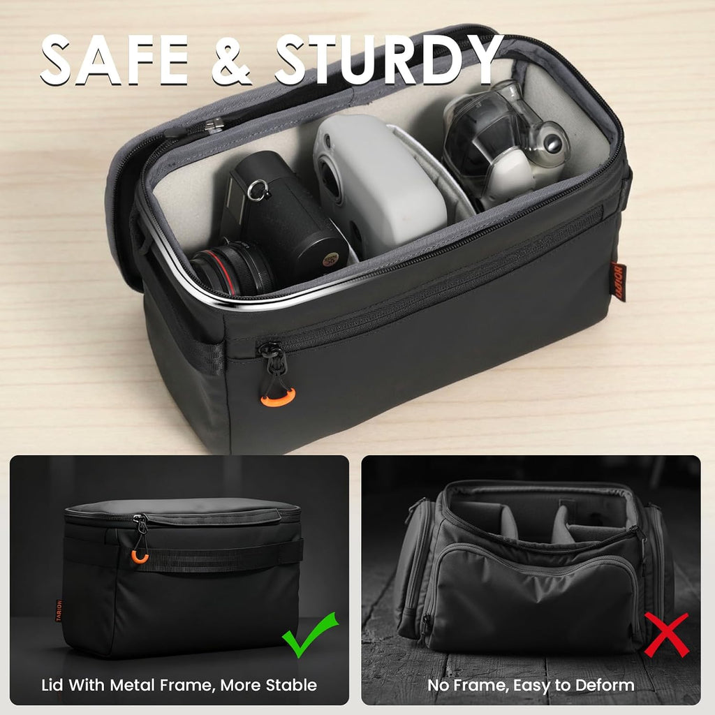 TARION Padded Camera Insert Bag Protective Framed DSLR Inner Case Organizer