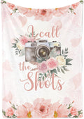 Cool Photography Gifts for Photographers for Women, Throw Blanket for Hikers for Christmas, Birthday - 50" x 65"