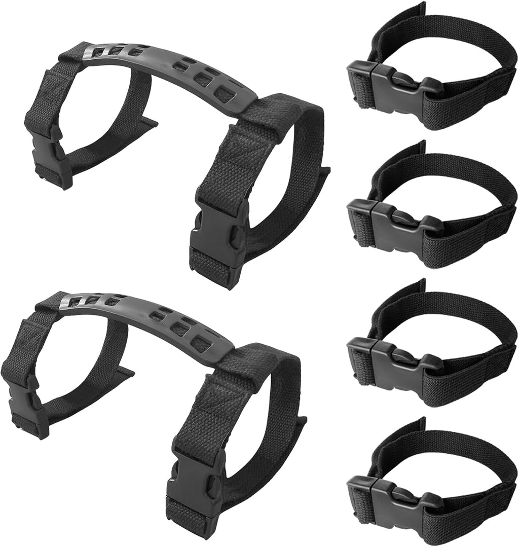 Easy Carry Straps Dog Fence, 2Pack (Black)