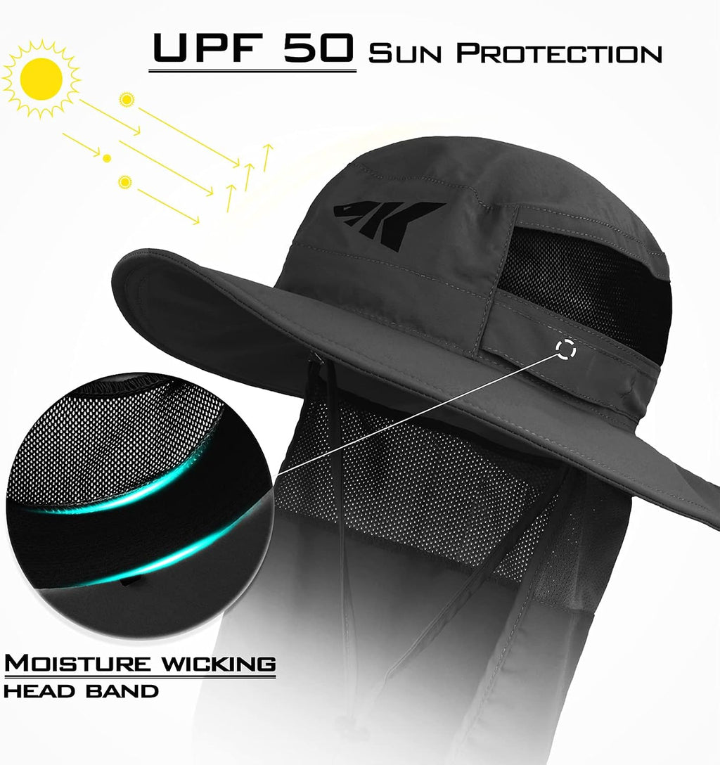 KastKing Sol Armis UPF 50 Boonie Hat for Sun Protection, Men Women