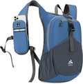 15L Small Hiking Backpack for Men Women Lightweight Packable Backpack Foldable Casual Daypack for Camping Travel Outdoor, Dark Blue