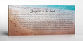 Footprints in the Sand Wall Decor, Footprints in the Sand Inspirational Wall Art, Beach Decor, Christian Gifts for Men and Women Chrisitan Wall Decor, Sympathy Gift, Gift Ready To Hang C3001-16x40