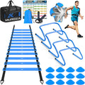 Agility Ladder, Agility Speed Training Equipment Set, 20ft Speed Ladder
