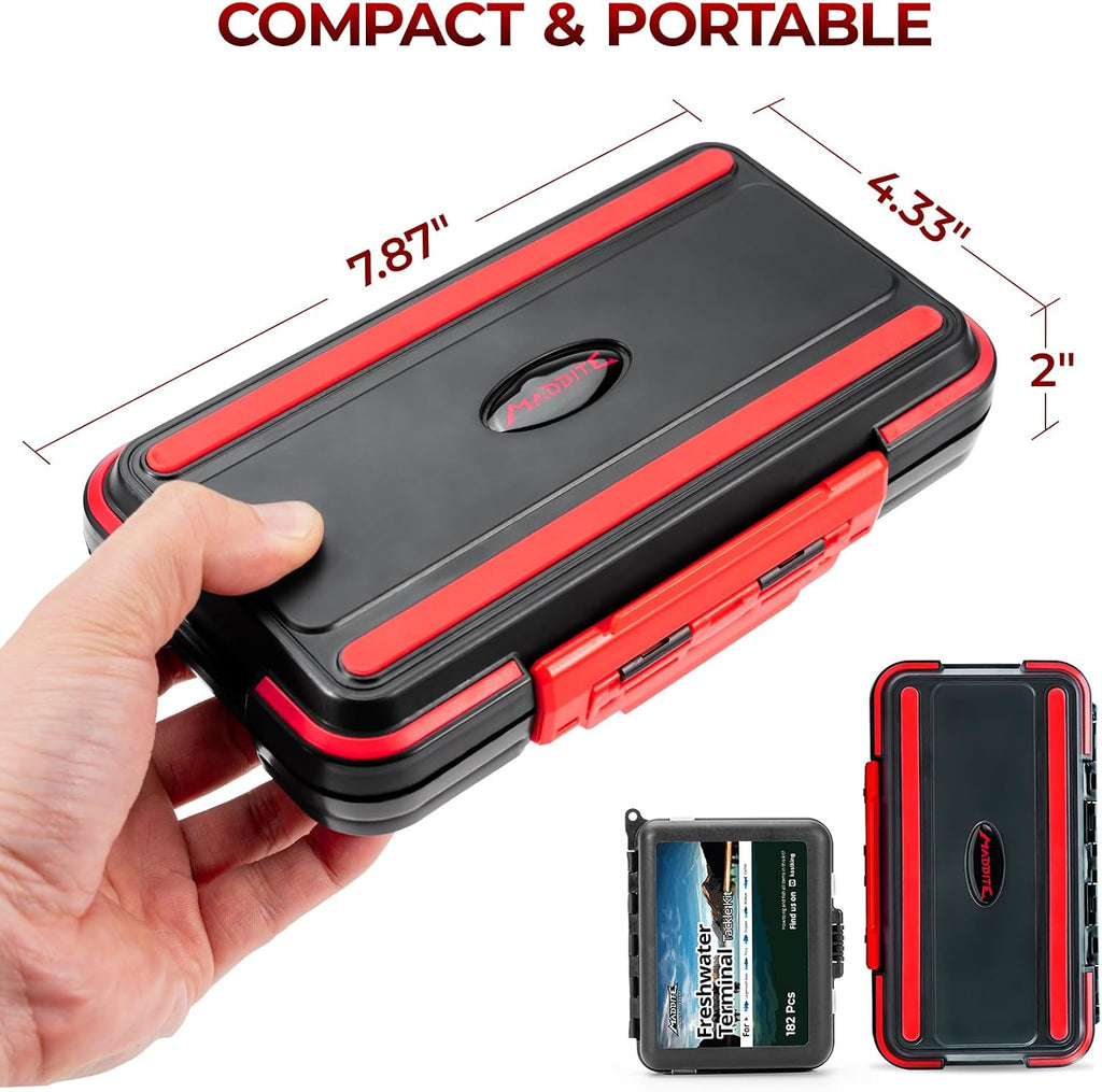 MadBite by KastKing Compact Fishing Tackle Kit for Bass Trout Panfish
