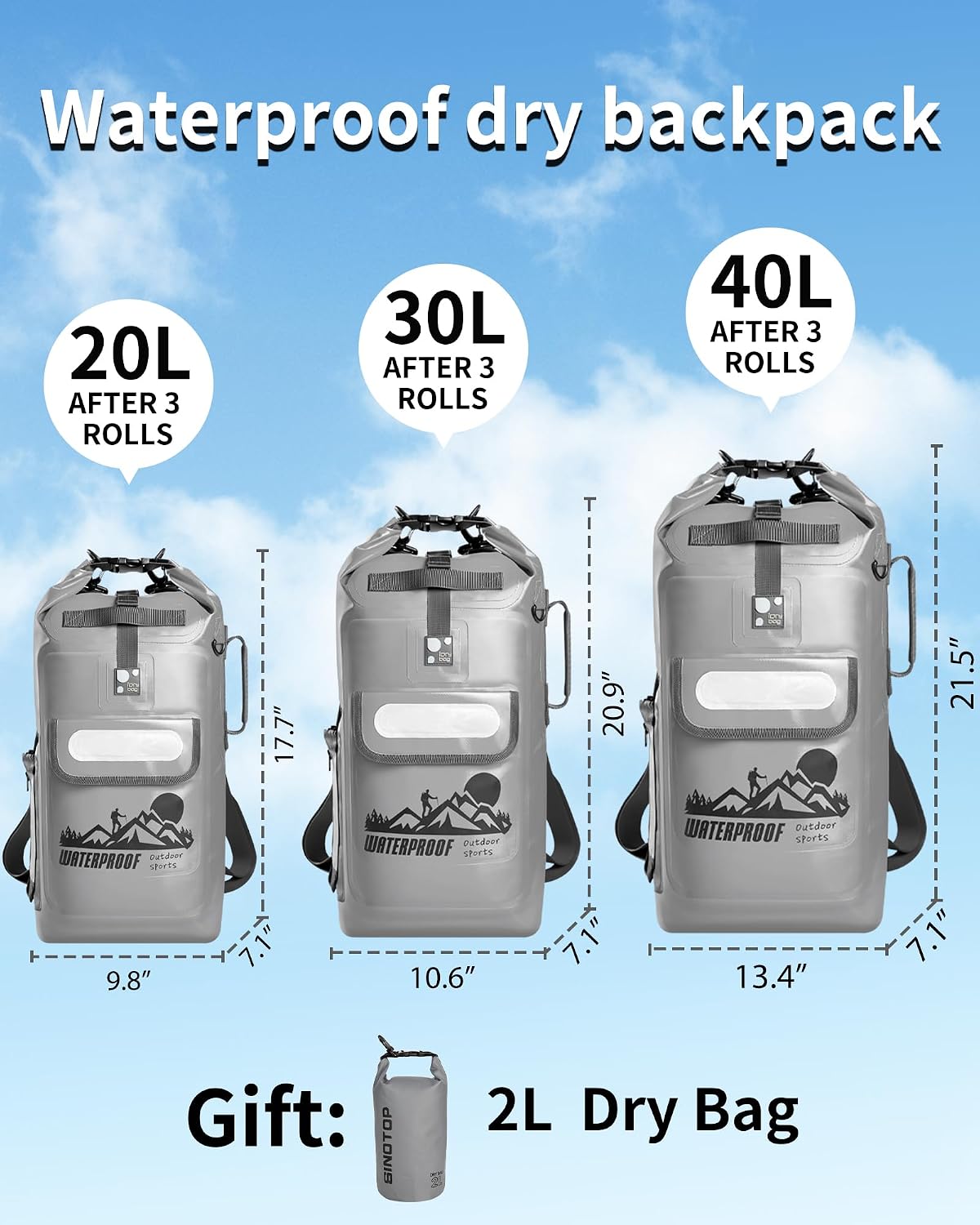 IDRYBAG Dry Bag Backpack
