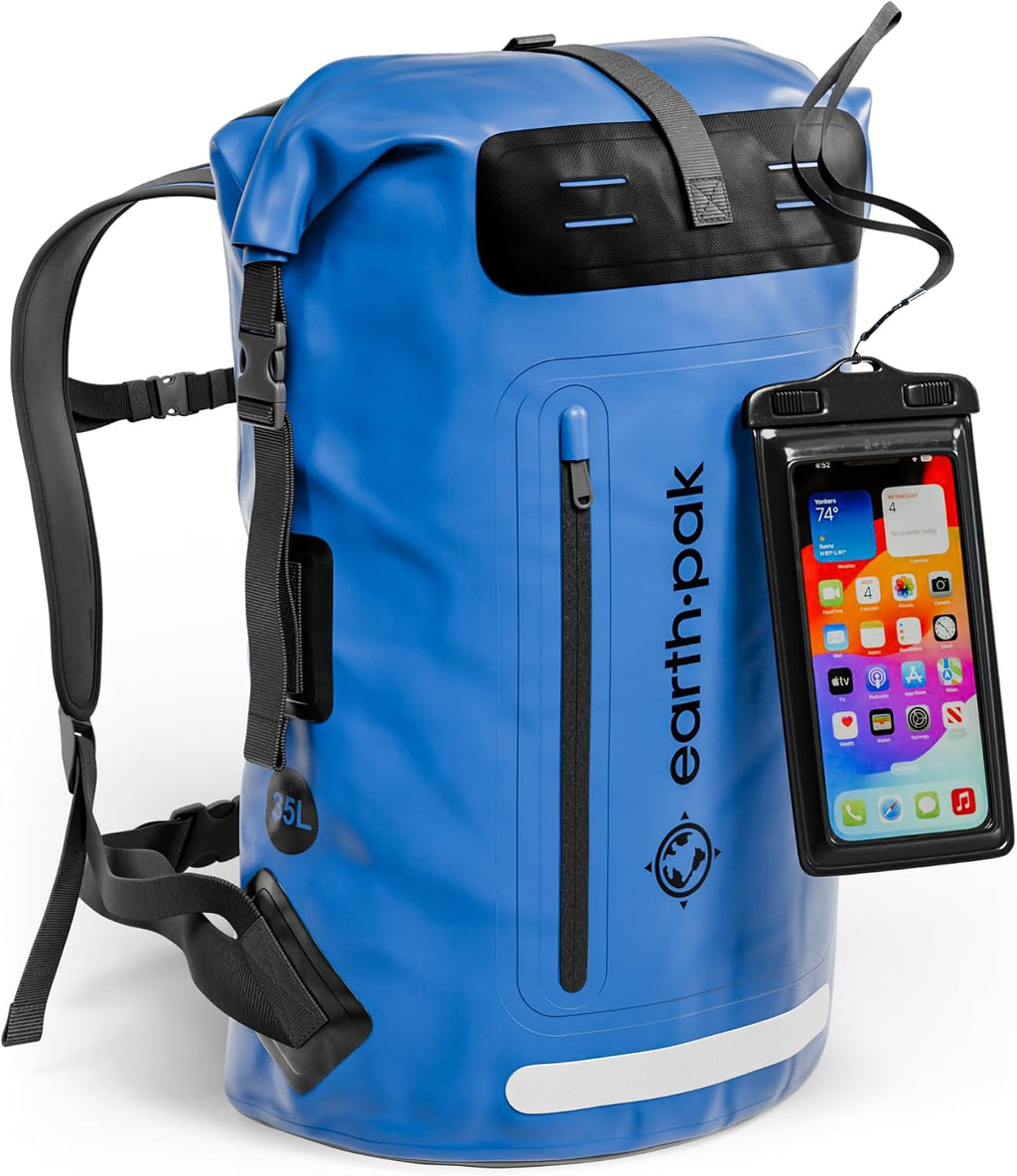 Waterproof Dry Bag Backpack 35L - Kayaking Boating Fishing Rafting Marine
