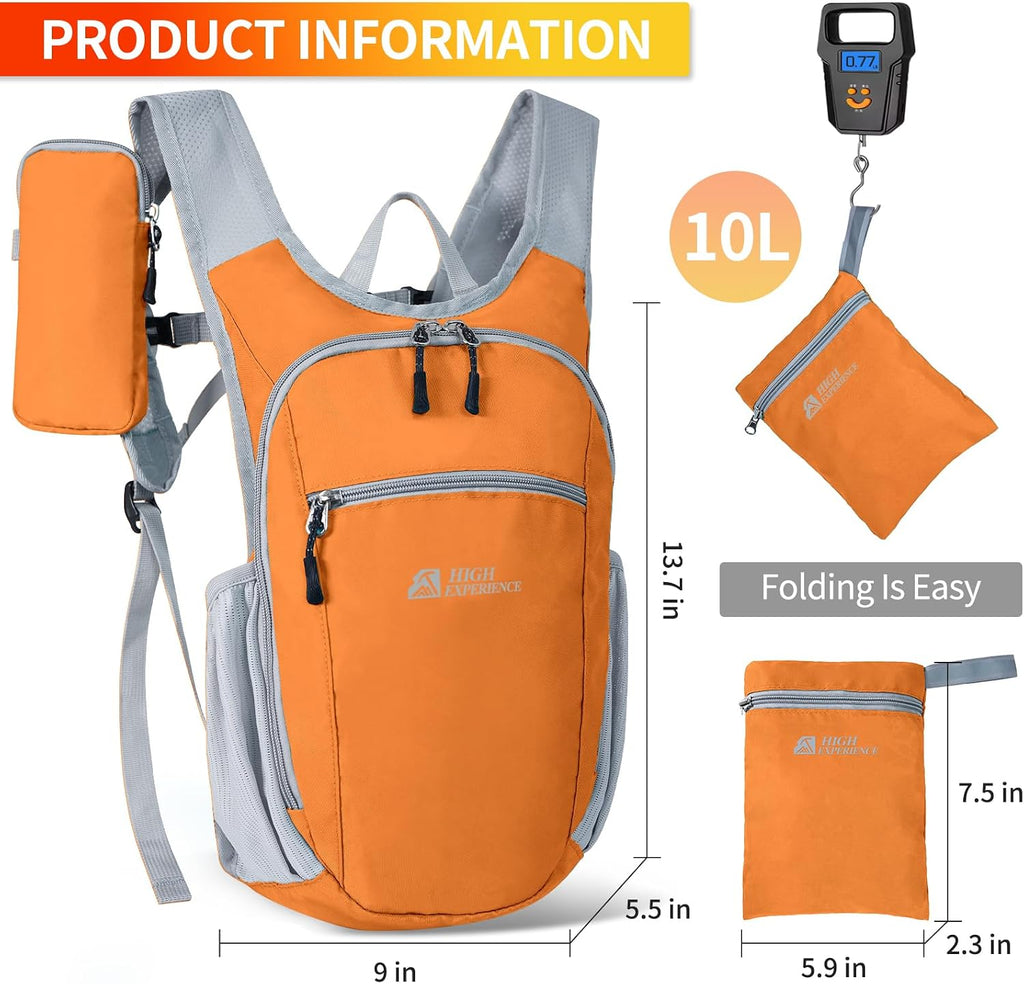 Small Hiking Backpack Packable Lightweight for Women Men