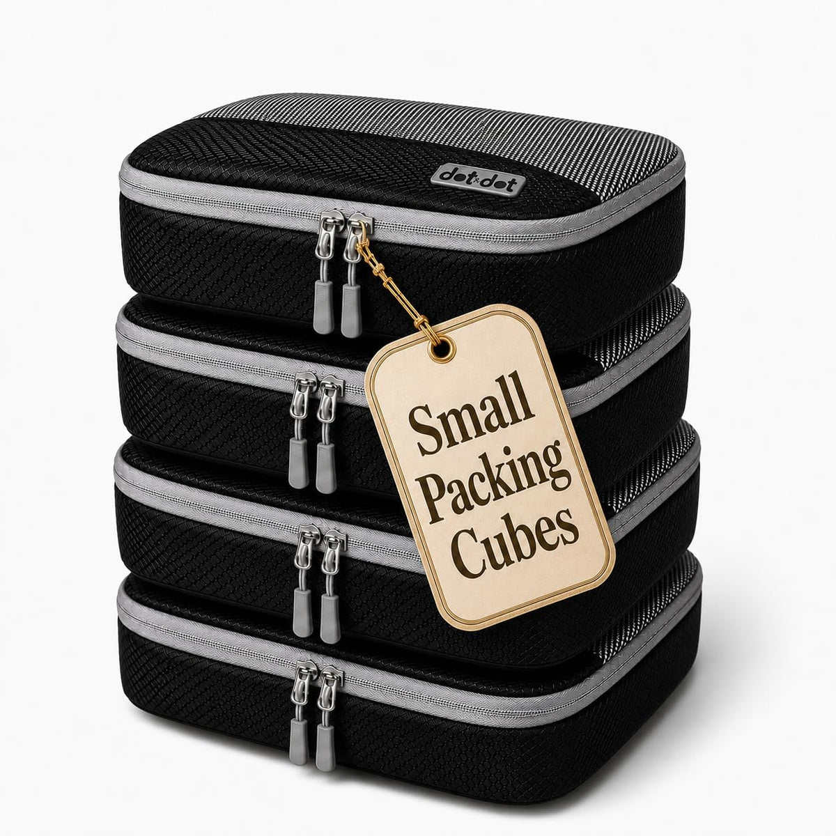 4pc Small Packing Cubes for Travel - Luggage Organizers for Suitcases