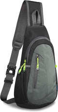 TITECOUGO Small Sling Bag, Lightweight Crossbody Backpack for Men Women, Shoulder Bag for Sports and Outdoor
