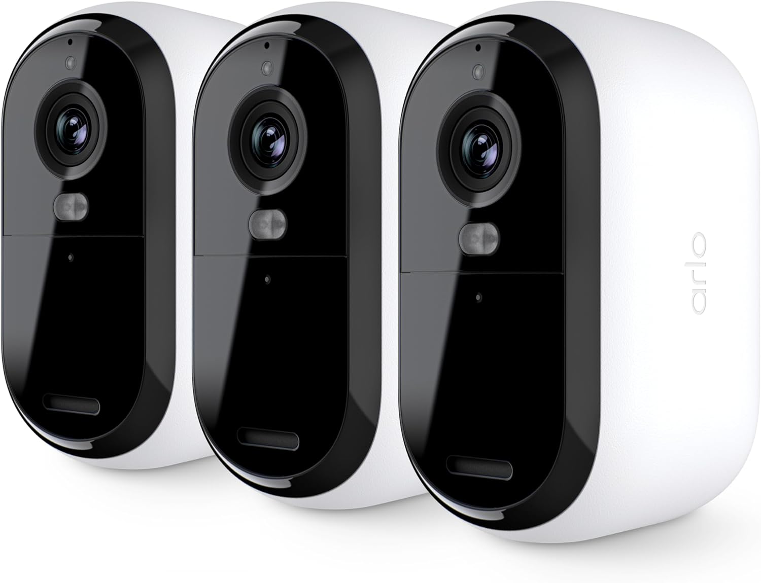 Arlo Essential Security Cameras Wireless Outdoor 1080p HD (2nd Gen, 2023 Release) - Battery Power, Person Recognition, Package Detection, Animated Preview, 1-Month Trial of Secure Plan, 1 Cam, White