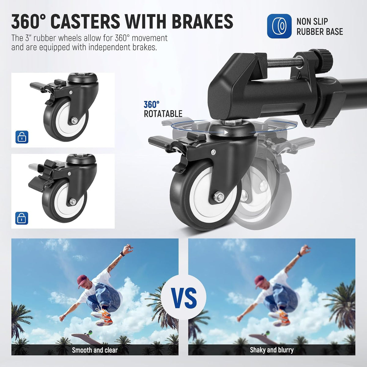NEEWER Photography Tripod Dolly