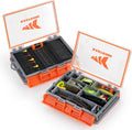 KastKing HyperSeal 3500 Double-Sided Waterproof Fishing Tackle Box, 2 Packs