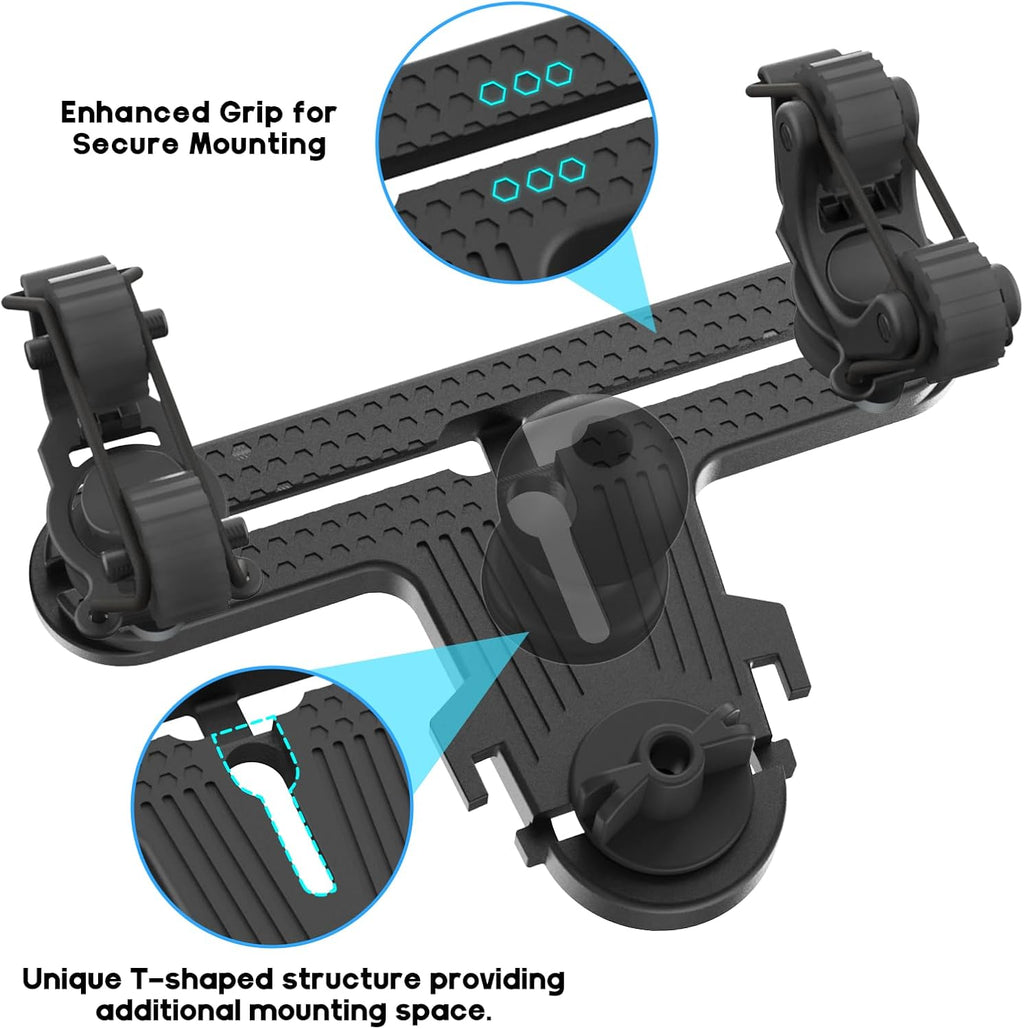 Multifunctional Kayak Paddle Holder, Space-Saving Kayak Paddle Holder, Offset Paddle Holder Kayak Track Mount, Kayak Rail Accessories for Fishing
