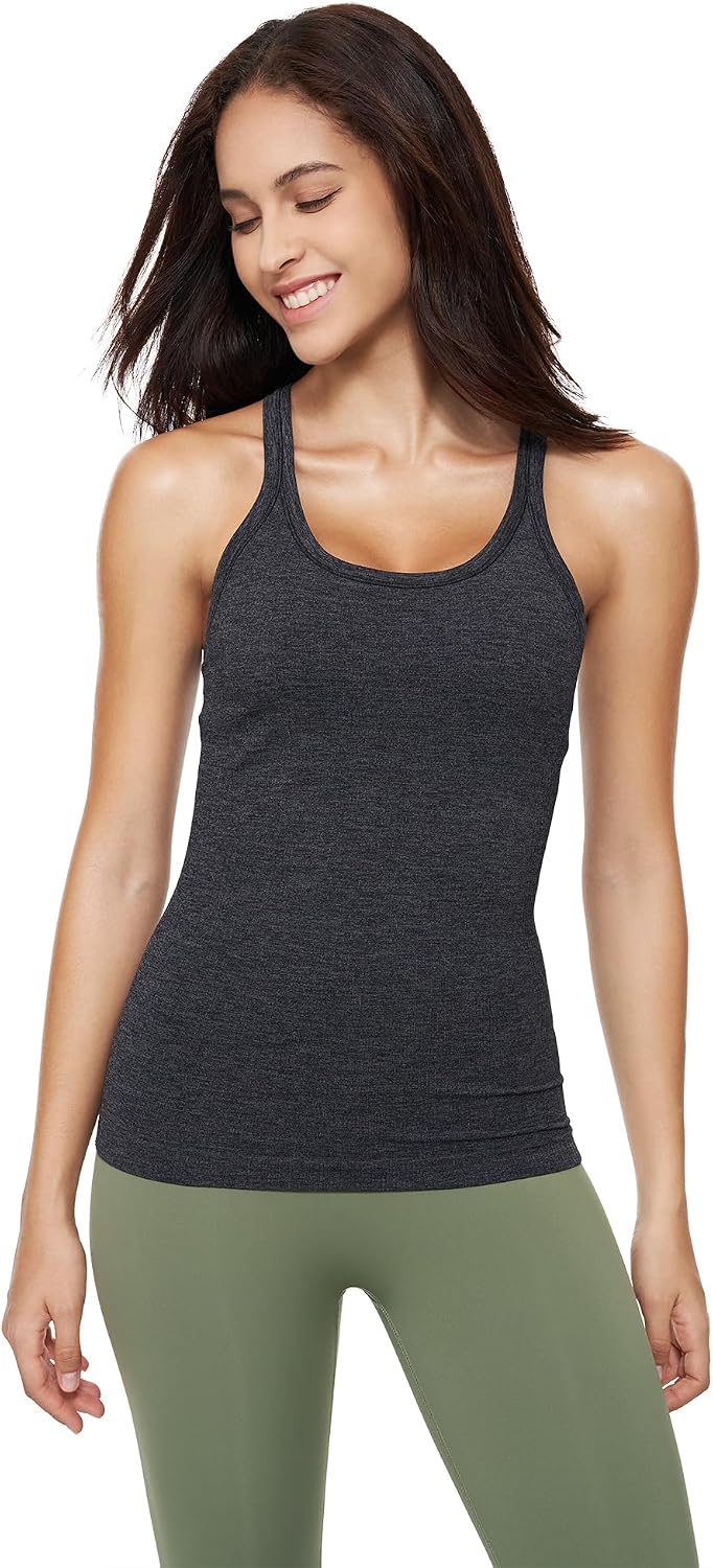 sphinx cat Yoga Racerback Tank Top for Women with Built in Bra,Women's Padded Sports Bra Fitness Workout Running Shirts