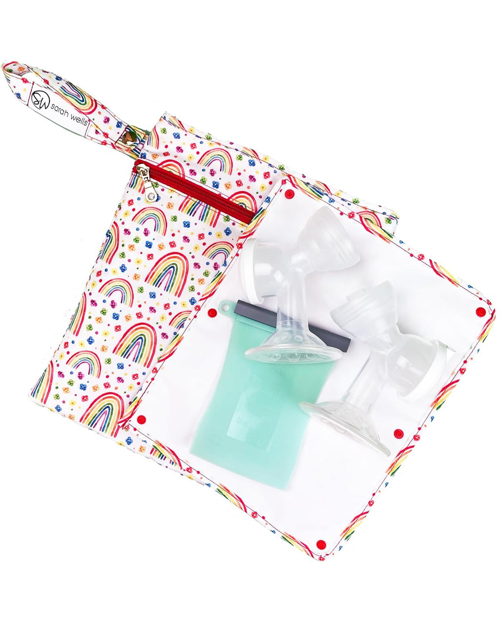 Sarah Wells Pumparoo Wet/Dry Bag with Staging Mat (Rainbows)