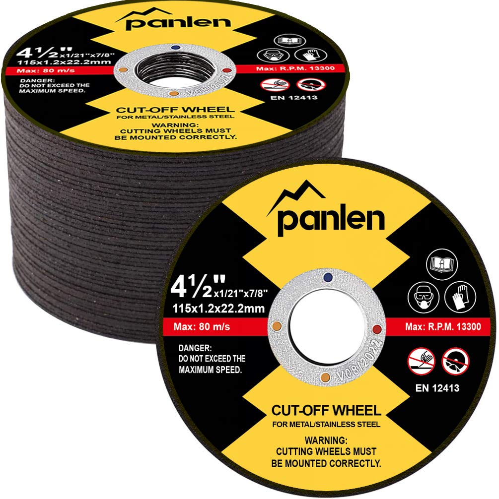 50 Pack Cut Off Wheels 4 1/2 Inch, Metal Cutting Disc for Angle Grinder