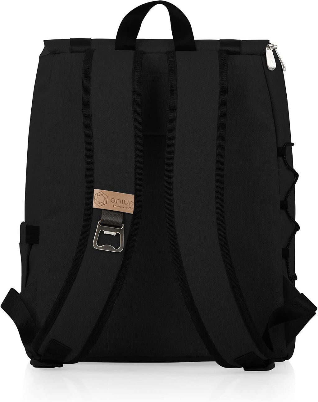 Picnic TIME OTG Traverse Backpack Cooler, Modern Backpack Cooler with 28-Can Capacity, Fully Insulated Outdoor Bag with Water Resistant Interior, Pockets, Straps, and Bottle Opener, (Black)