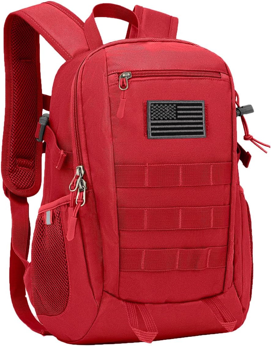 ArcEnCiel 10L/20L Mini X-Small Tactical Backpack MOLLE Daypack Gear Pack Camping Bag with Patch