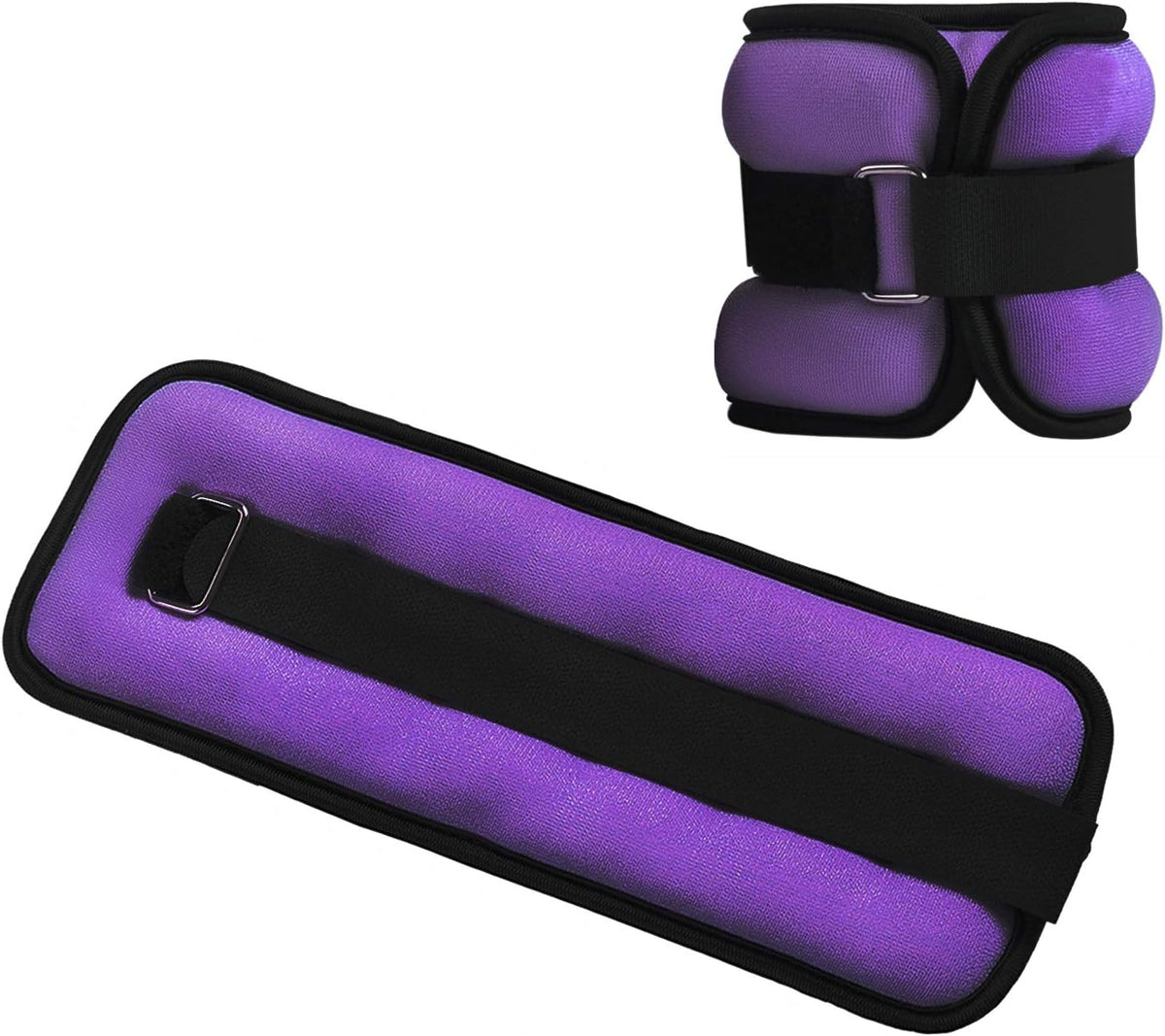 Ankle/Wrist Weights, Small Leg Arm Hand Cuff Weights for Women Kids, Exercise Equipment with Adjustable Straps for Fitness Gym Dancing Walking Jogging Gymnastics Aerobics (1 Pair)