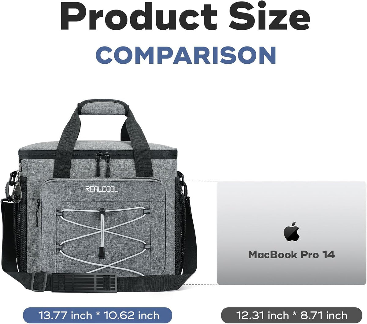 RealCool 35/45 Can Collapsible Soft Cooler Bag, Leakproof Ice Chest