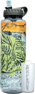 Epic Water Filters Nalgene OG Water Bottle with Filter, USA Made, BPA Free, Removes 99.99% Tap Water Contaminants, Forever Chemicals, GA 2030 Art, 48 oz