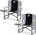 Colegence Oversized Camping Chair, 600-lb Capacity, Heavy-Duty Steel Frame