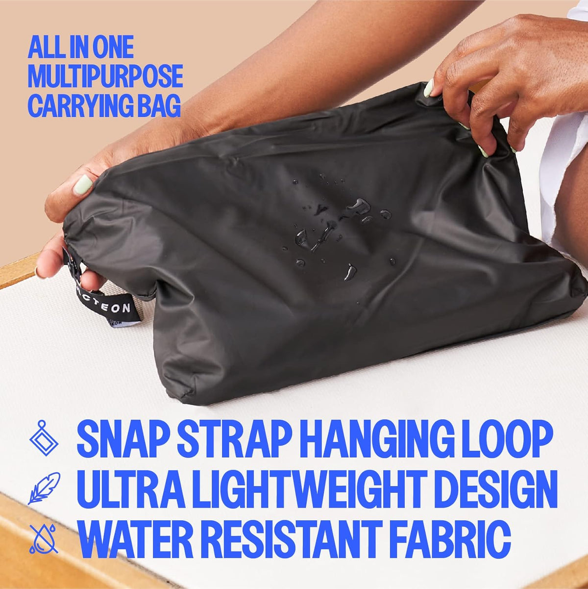 Acteon Wet Dry Bag for Gym Clothes & Swim, Water-Resistant Pouch - Operator