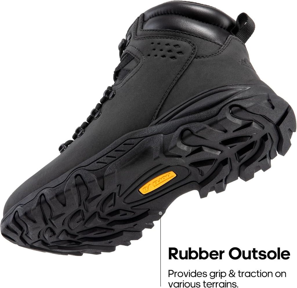 NORTIV 8 Men's Hiking Winter Insulated Snow Boots