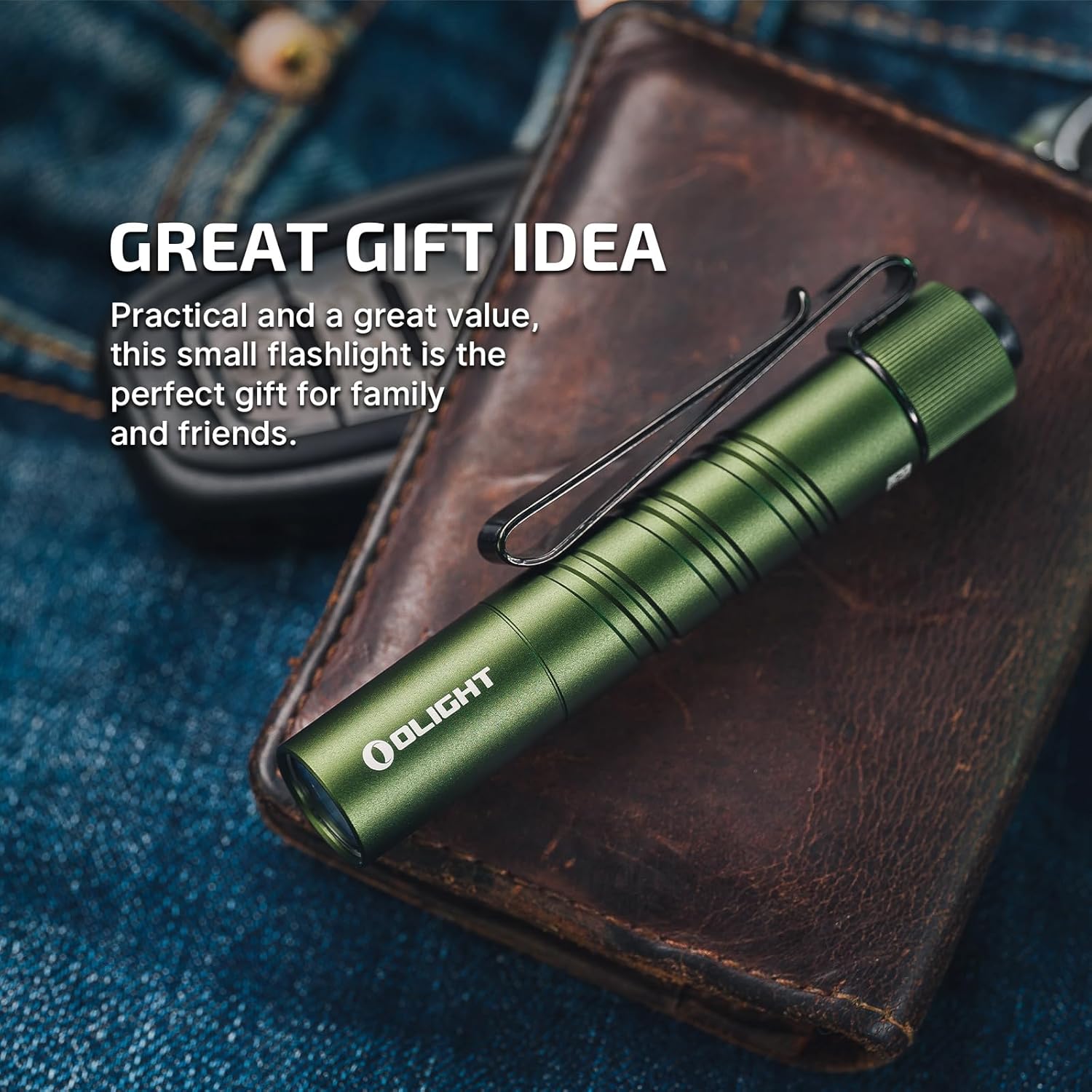OLIGHT I3T 2 EOS Pocket Small EDC Flashlight (OD Green)