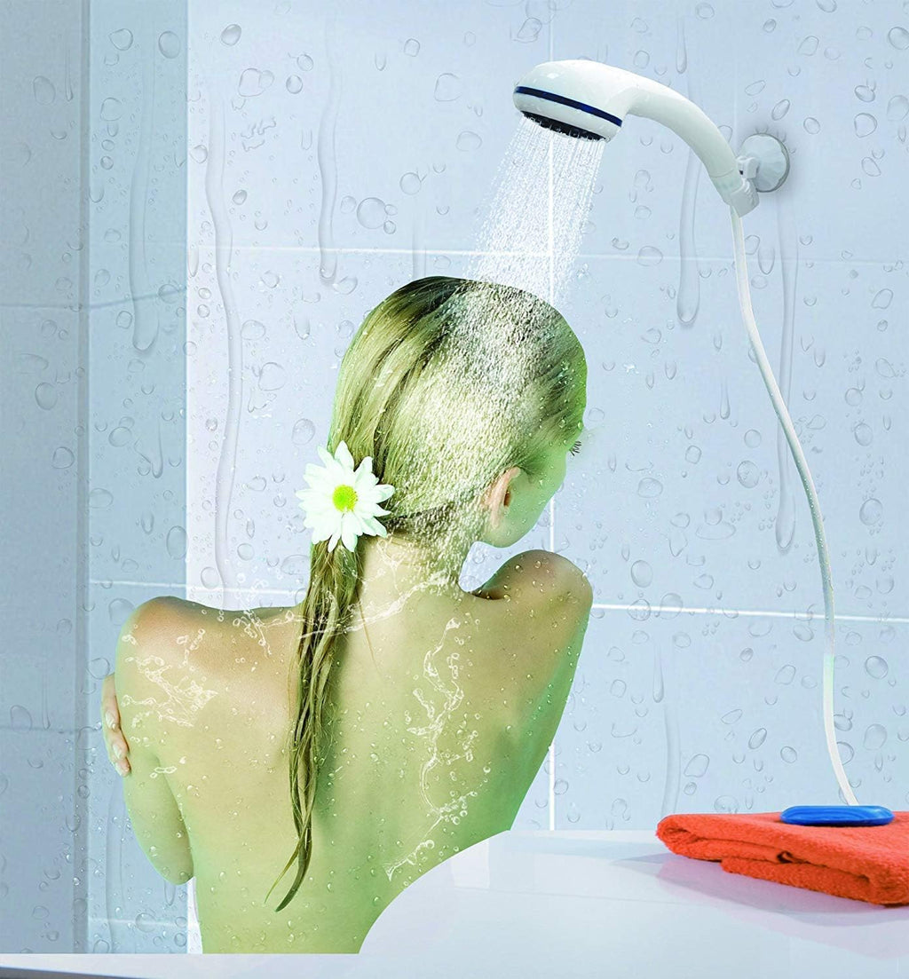 Iron Hammer Portable Shower Electric Shower Camping Shower with Shower Head Shut Off Valve