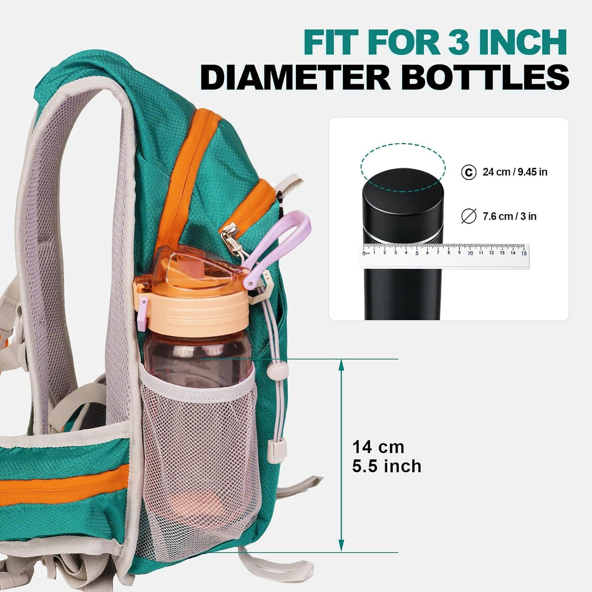 10L Small Hiking Backpack, Mini Travel Daypack for Men Women
