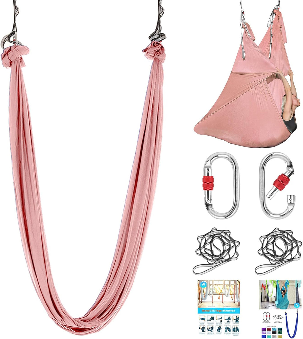 5.5 Yards Aerial silks swing outside yoga hammock,Aerial silk start set