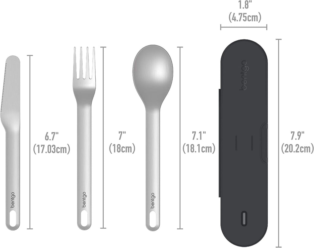 Bentgo Stainless Steel Reusable Travel Utensil Set