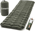 ANGORA BRANDS Inflatable Sleeping Pad for Camping & Backpacking | R-3 Value, 2.1" Thick, 25" Wide | Compact Lightweight Sleeping Mat for Hiking, Travel & Outdoor Use