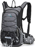 15L Insulated Hydration Backpack Pack with 2L Water Bladder Lightweight Hiking Backpack Bag for Women Men Daypack for Hiking Running Festival Camping Biking