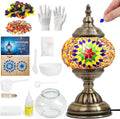 DIY Turkish Mosaic Lamp Kit for Adults & Teens, 5.2" Shade, Colorful