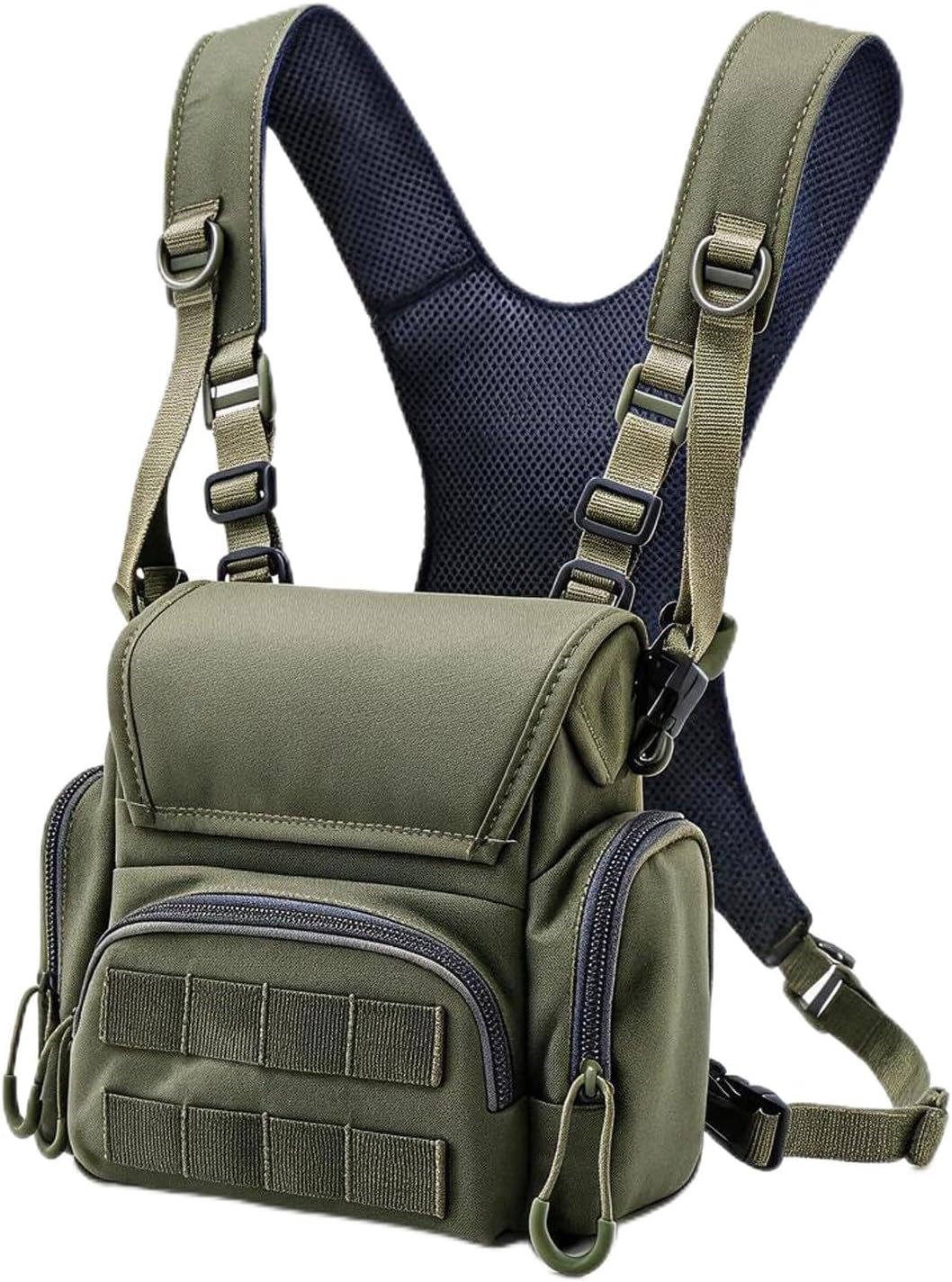 Binocular Harness Chest Pack - Bino Harness Hunting Chest Rig with Pocket