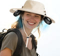 AMACOOL Bucket Hat Fan, Gifts for Him Father Dad Husband, Fishing Essentials for Women Men Camping Hiking Beach Gardening