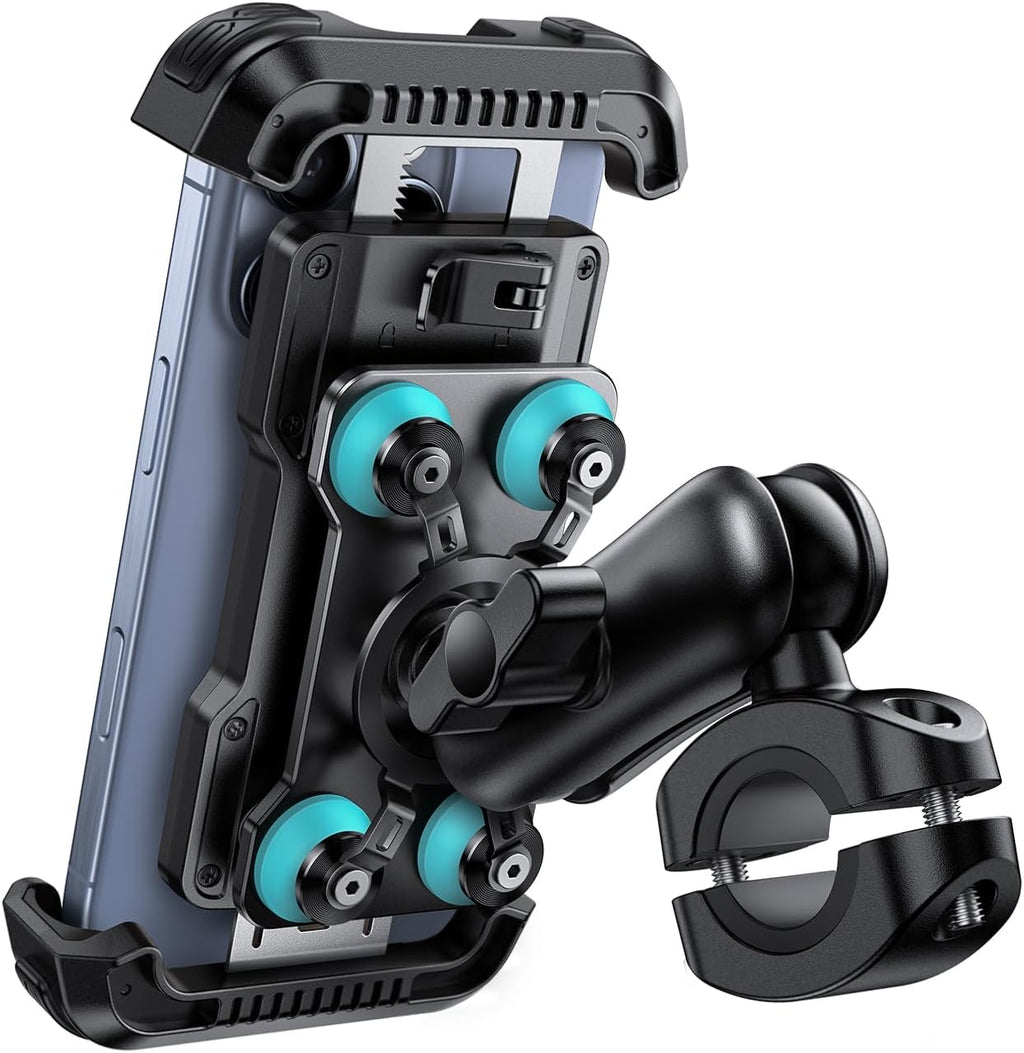 Lamicall Motorcycle Phone Mount Holder with Dual Vibration Dampener