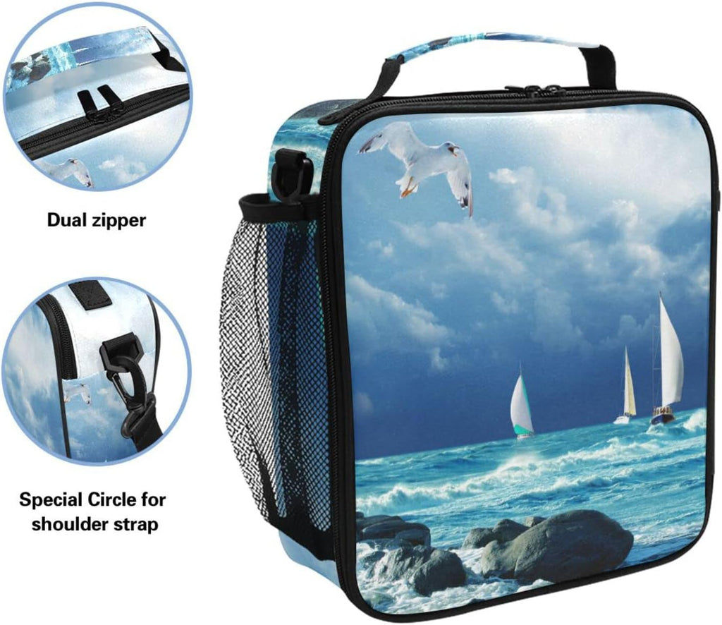 Lunch Box Insulated Lunch Bag Cooler Tote Bag