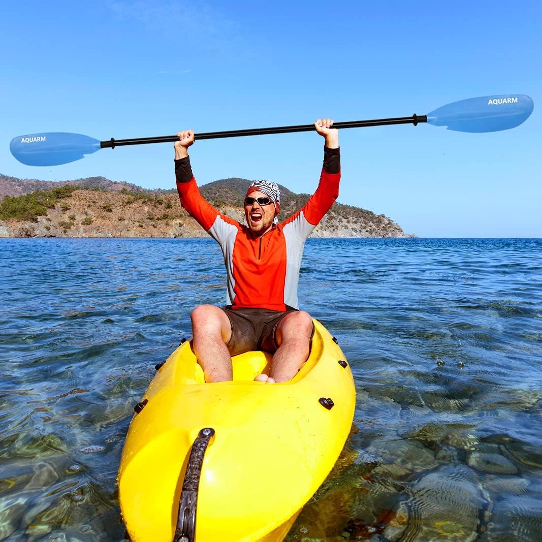 Kayak Paddle 231cm/91inch, Adjustable and Lightweight Kayaking Oar