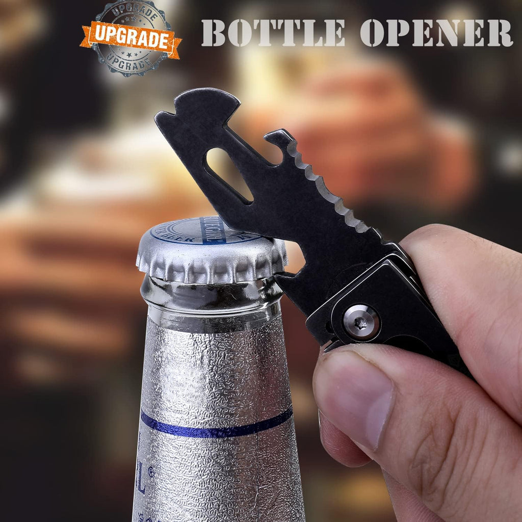 EDCFANS Keychain Knife, Multitool Key Chain with Bottle Opener Pocket Knife
