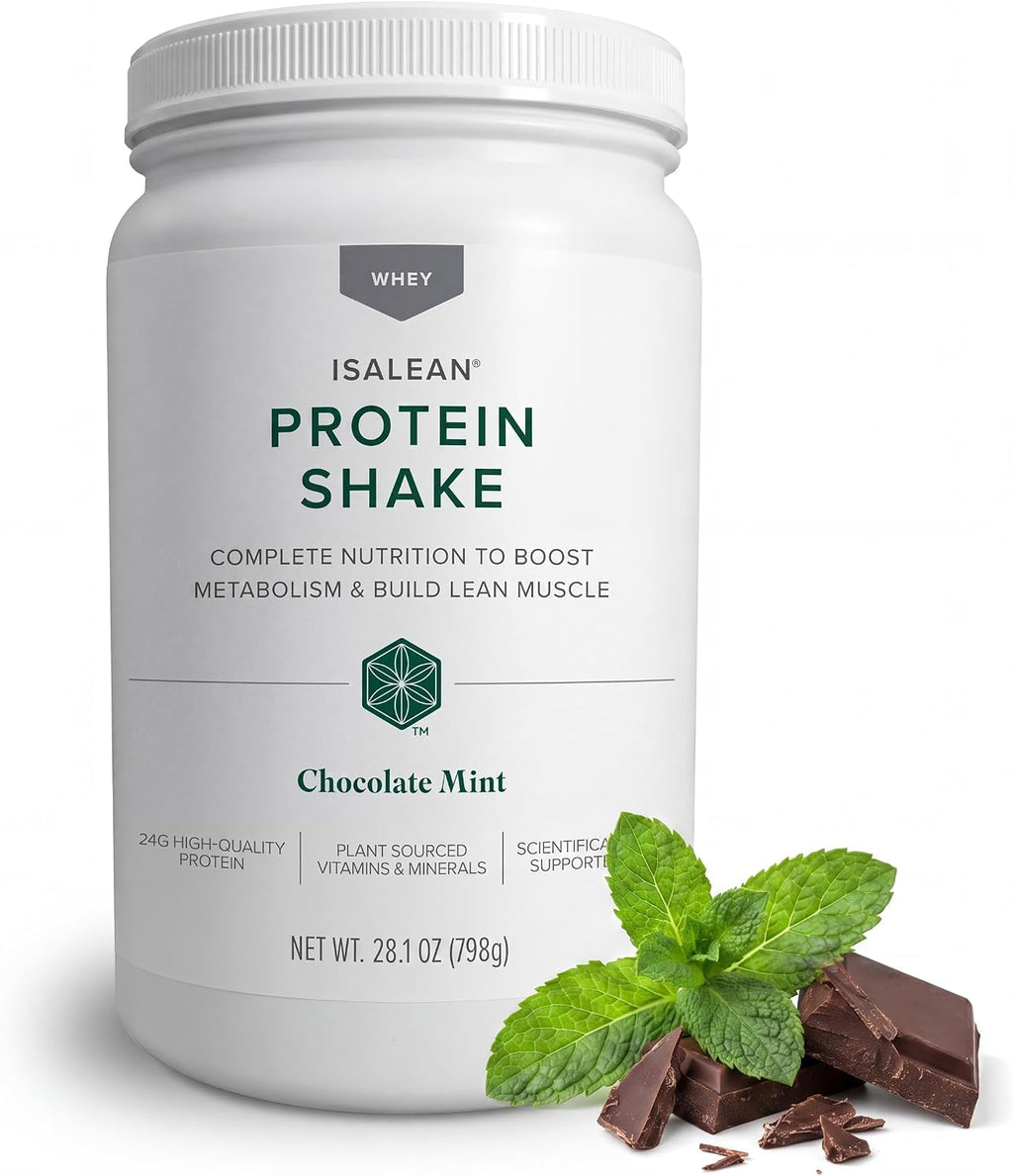 Isagenix IsaLean, 24g Protein Shake, Birthday Cake, 28.1 oz
