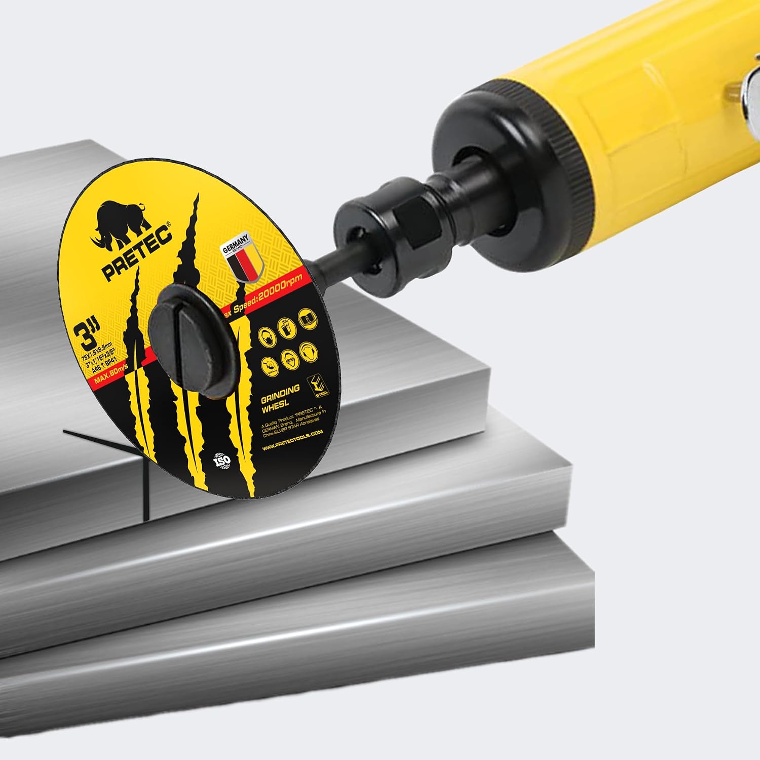 Cut Off Wheels 3 Inch, 27 Pack with Mandrel Kit for Die Grinder