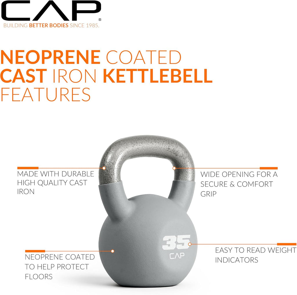CAP Neoprene Coated Kettlebells - Multiple Sizes