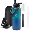 RAYMYLO Insulated Water Bottle 40 oz, Triple Wall Vacuum Stainless Steel